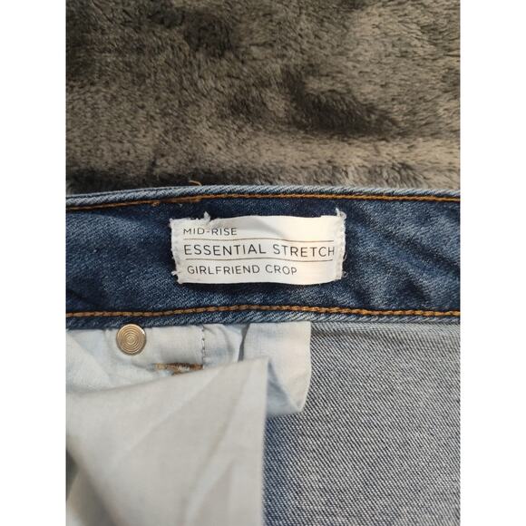 Lane  Bryant  Mid Rise Essential Stretch GirlFriend Crop 28 Jeans - Picture 8 of 9